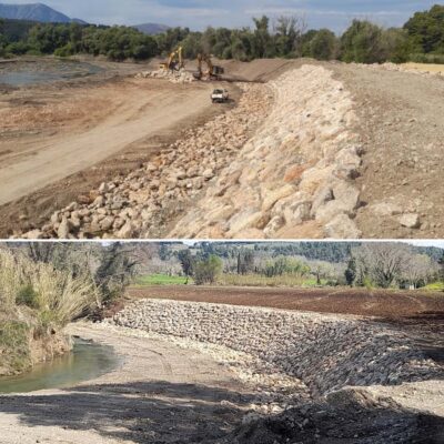 Νέο έργο αντιπλημμυρικής θωράκισης στη βόρεια Εύβοια