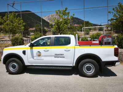 Νέο όχημα πολιτικής προστασίας στον Δήμο Καρπενησίου