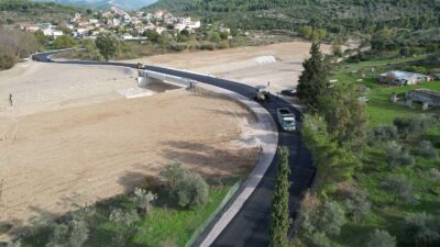 Σε κυκλοφορία η νέα γέφυρα Πούρνου στην Εύβοια