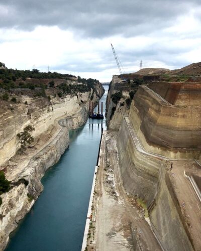 Εντείνονται οι εργασίες στη Διώρυγα της Κορίνθου με στόχο να ανοίξει τον Ιούλιο